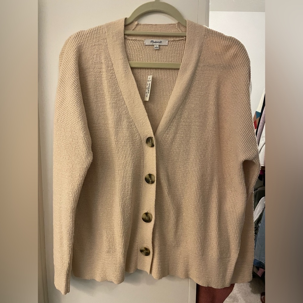 NWT Madewell Cardigan Sweater